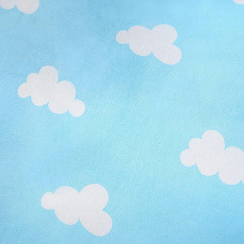 Cloudy Print Kid Bed Sheet