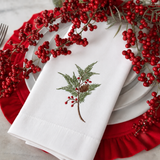 Elegant White Embroidered Table Mat