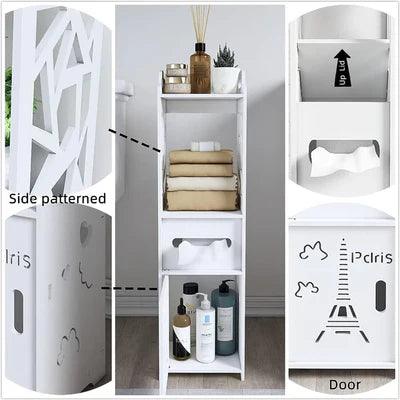 Spakoo Paris Bathroom Cabinet Stand Organizer Rack - The Linen House