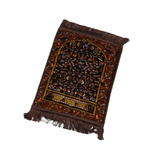 Maroon Velvet Quilted Foam Kids Prayer Mat