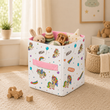 Rainbow Unicorn Toy Basket
