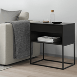 Black Bedside Table