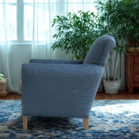 Modern Accent Chair with Wood