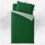 Dinosaur-Themed Kids Bedding Set with Embroidered Comforter & Pillow