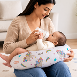 Rainbow Unicorn Nursing Pillow