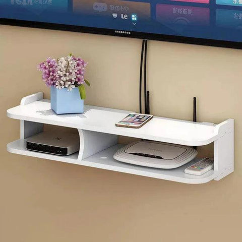 Floating Wifi Lounge Living Room Organizer Shelve - The Linen House