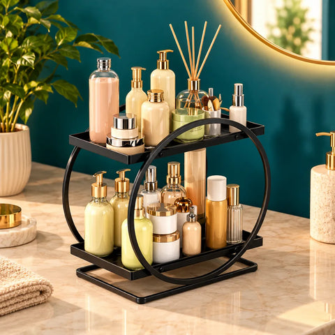 High-Capacity Skincare Make Up Storage