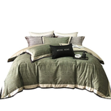 Green Digital Printed Duvet Set