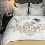 Gold Embroidery Duvet Set