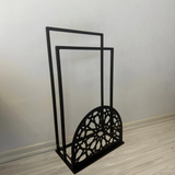 Handcrafted Metal Prayer Rug Stand - The Linen House