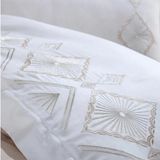 Beach Embroidery Duvet Set