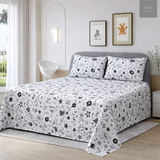 Black & White  Bedding Set (3 Pcs)