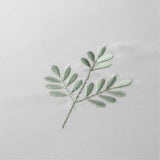 Embroidery Fern Leaf Bedsheet 