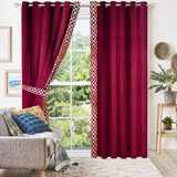 Luxurious Imported Velvet Splendid Curtains – Elegant Window Drapes