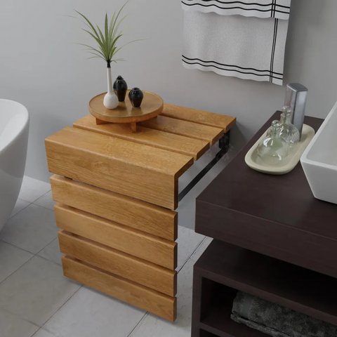 Natural Color Wood Folding Multifunctional Seat