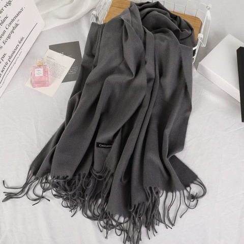 Winter Warm Scarf  ( Gray )