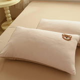 Teddy Bear Embroidery Duvet Cover Set, - The Linen House