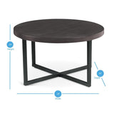 Coffee Table w/Stools, Upholstered Seating, for Living Room/Kids Room - The Linen House