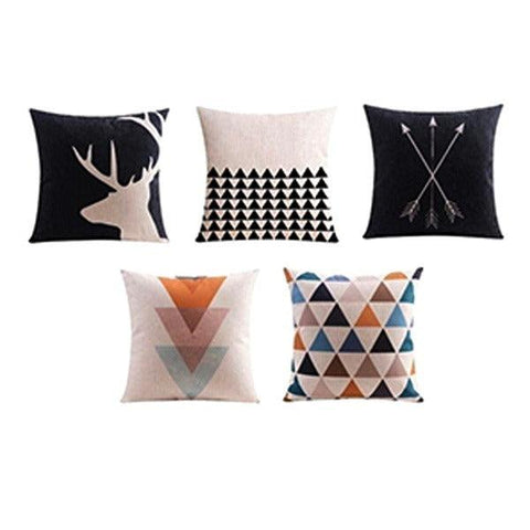 Printed Cushion Covers (pack of 5) - The Linen House
