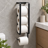 Wall Mounted Tissue Paper Holder & Storage Rack