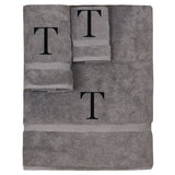 3 Piece Bath Towel Embroidered (personalized) - The Linen House