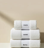 3 Piece Cotton Bath Towel set - The Linen House