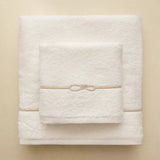 3 Piece Cotton Bath Towel set Embroiderd - The Linen House