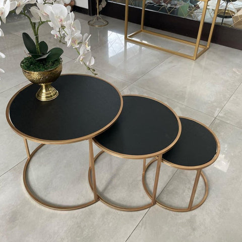 3 Piece Nesting Coffee Table - The Linen House
