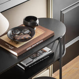 3 Tiers Console Table Hall Table Living Room Console Table - The Linen House