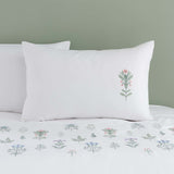 White Garden Floral Duvet Cover Bedding Set