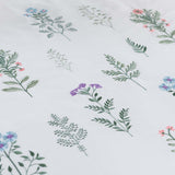 White Garden Floral Duvet Cover Bedding Set
