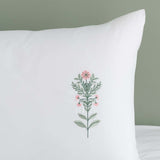 White Garden Floral Duvet Cover Bedding Set