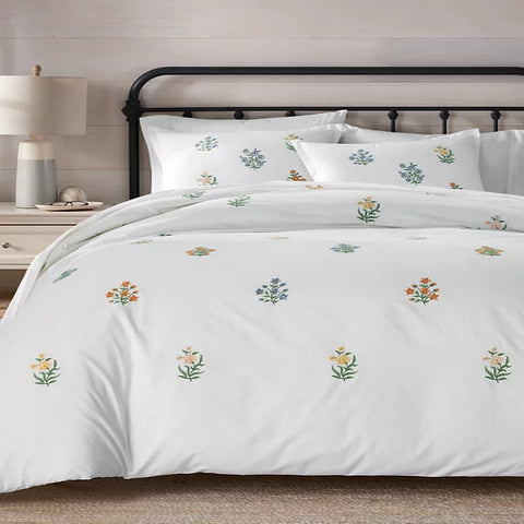 Charter Club Bouquet Embroidered Bedsheet