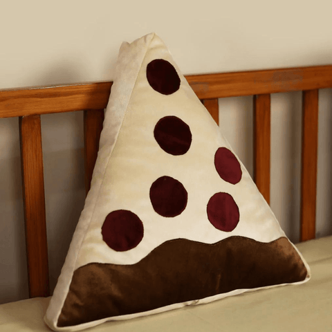 Pizza Slice Baby Cushion - The Linen House