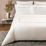 LINKS Embroidery Duvet Set - The Linen House