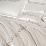 LINKS Embroidery Duvet Set - The Linen House