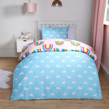 Cloudy Print Kid Bed Sheet