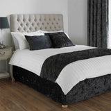 Bed Runner Black - The Linen House