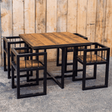 4 - Seater Space Saver Table Chair - The Linen House