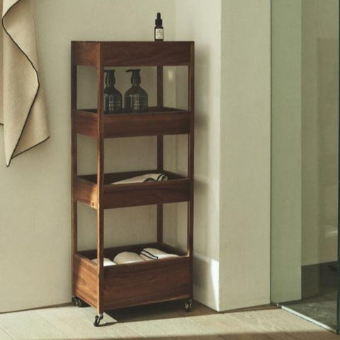 STORAGE UNIT WITH WHEELS - The Linen House