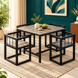 5 Pcs Space Saver Table Chair - The Linen House
