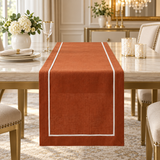 Premium Textured Baratta Border Runner