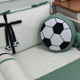 Foot Ball Print Baby Cot Set