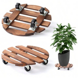 Plant Caddy With Wheels - The Linen House