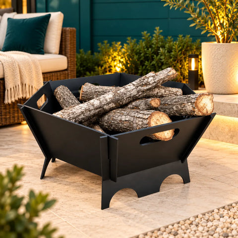 METALIT Hexa Basket fire Pit