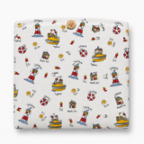 Lighthouse & Boats Diaper Changing Sheet