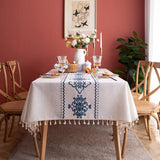 Table cover ( Embroidered) - The Linen House