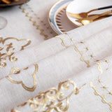 Table cover ( Embroidered) - The Linen House