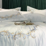 Cotton Satin Embroidery Duvet Set