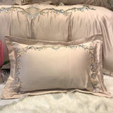 Cotton Satin Embroidery Duvet Set